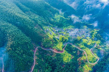 aerial view of the city of the thailand
