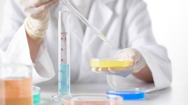 Modern Laboratuvar Ayarlarında Bilimsel Deneyler Yapan Eller.