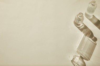 Şeffaf bir camın soyut arkaplanı