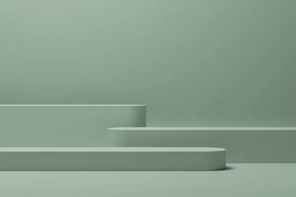 Arka planda küplerin 3d render.