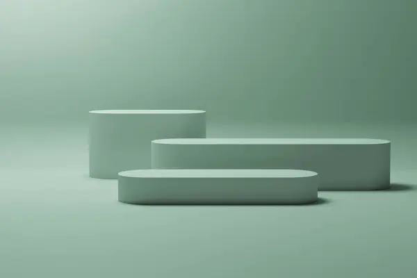 Arka planda küplerin 3d render.