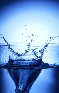 su sıçramasına cam