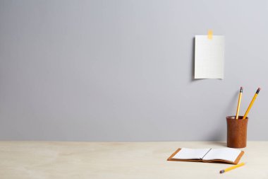 Kalemli boş kağıt, metin için boşluk kopyala.