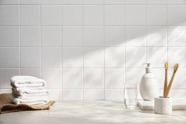 modern temiz banyo içi.