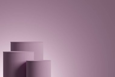 Beyaz renkli soyut geometrik arkaplan. 3 boyutlu resimleme.