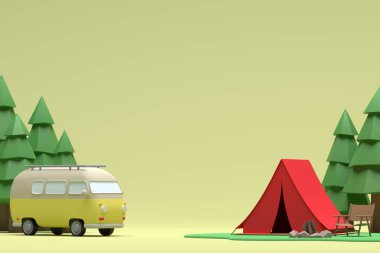 Yeni sezon yaklaşıyor. Bunaltıcı iç mekandan uzaklaşmak ve karavanda yeşil doğanın olduğu bir yere gitmek. Yaban 3D 'de kamp ateşi yakmak.