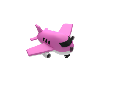 Mutlu bir yolculuk için hazırlıklar. Uçak, bilet, bavul, pasaport vesaire. 3d oluşturma