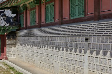 Kore geleneksel evi, eski saray, taş duvar