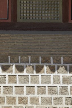 Kore geleneksel evi, eski saray, taş duvar