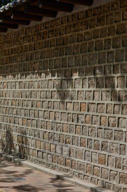 Kore geleneksel evi, eski saray, taş duvar