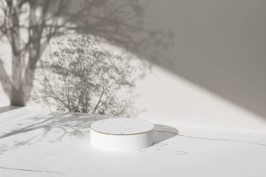 Vazolar, ağaçlar ve doğal ışıkla basit monoton arkaplan.