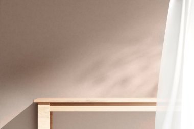 Vazolar, ağaçlar ve doğal ışıkla basit monoton arkaplan.