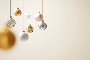 Mutlu Noeller, 3D süslemeyi süsleyecek çeşitli süsler..