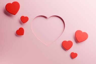 Sevgililer Günü 'nde kalbinle aşk iletmek için çeşitli kalp şekilleri vardır..