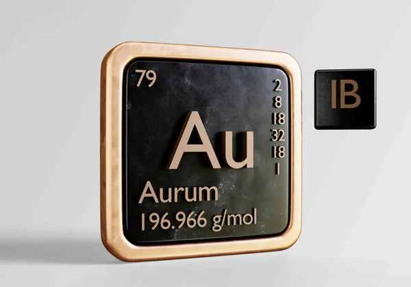 Atom Bor Adlı Elementlerin Periyodik Tablosunda Bulunan Kimyasal Bir Element — Stok fotoğraf