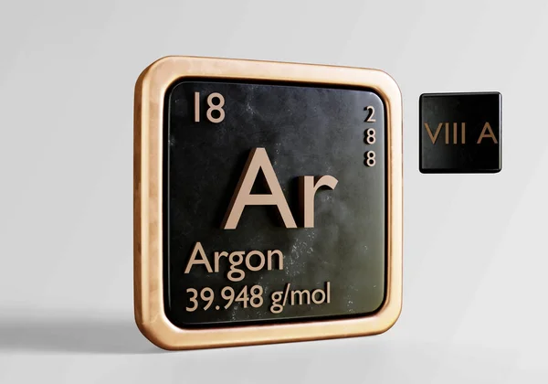アルゴンの周期表の化学元素 — ストック写真