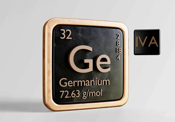 Germanyumun Periyodik Tablosundaki Kimyasal Elementler — Stok fotoğraf