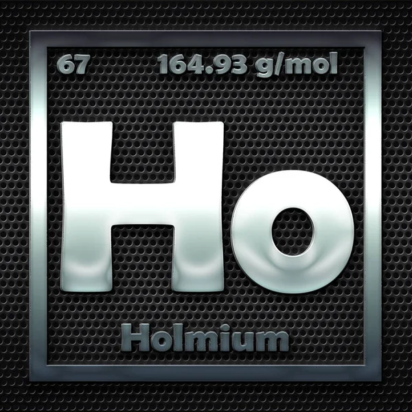 Olmium Adlı Periyodik Tablodaki Kimyasal Elementler — Stok fotoğraf