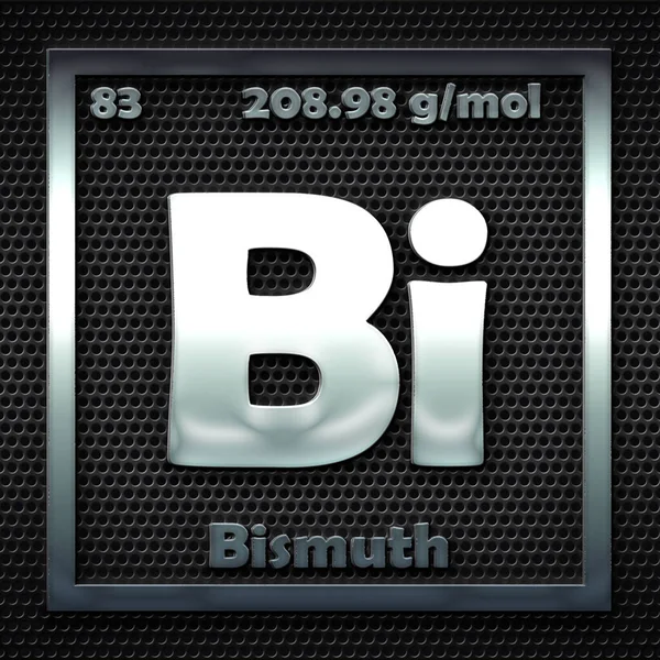 Los Elementos Químicos Tabla Periódica Del Bismuto Nombrado —  Fotos de Stock
