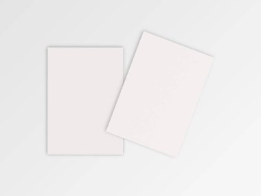 A4 kağıt boyutu gerçekçi yapılmış, böylece projelerinizde kolayca düzenlenebilir.