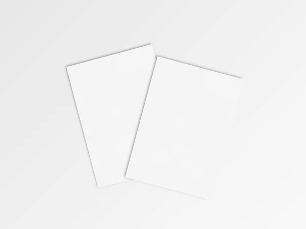 Paper Size Made Realistically Can Easily Edited Use Your Projects — Stock Photo, Image