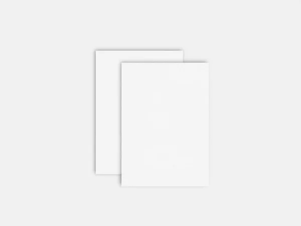 Paper Size Made Realistically Can Easily Edited Use Your Projects — Stock Photo, Image