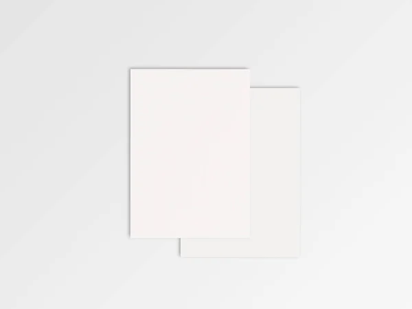 Papierformaat Realistisch Gemaakt Zodat Het Gemakkelijk Kan Worden Bewerkt Voor — Stockfoto