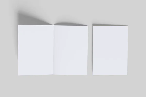 Каталог Брошур Розміром Паперу Заготовками Зробленими Програмі Які Можна Редагувати — стокове фото