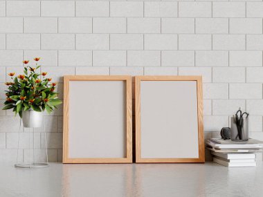 Gerçekçi 3D görüntüleme yazılımı çerçeve resmi, bu resim çalışmanızı göstermek için kullanılabilir böylece güzel ögeler ile gerçek görünebilir