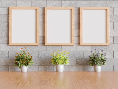 Gerçekçi 3D görüntüleme yazılımı çerçeve resmi, bu resim çalışmanızı göstermek için kullanılabilir böylece güzel ögeler ile gerçek görünebilir