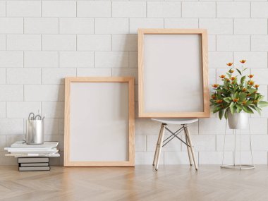 Gerçekçi 3D görüntüleme yazılımı çerçeve resmi, bu resim çalışmanızı göstermek için kullanılabilir böylece güzel ögeler ile gerçek görünebilir