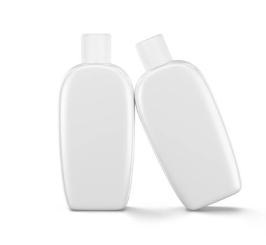 çamaşır deterjanı şişesi beyaz renk ve gerçekçi gölge 