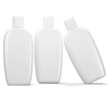 çamaşır deterjanı şişesi beyaz renk ve gerçekçi gölge 