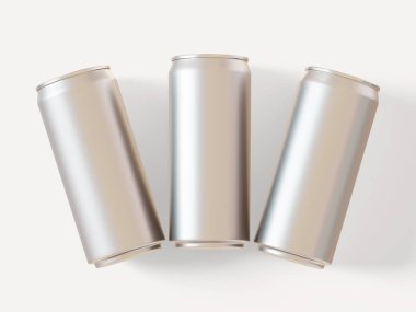 Soda içecekleri için ambalajlama gerçekçi bir şekilde 3 boyutlu yazılım kullanılarak gerçek dünyadakiyle aynı görünüm ile yapılır.