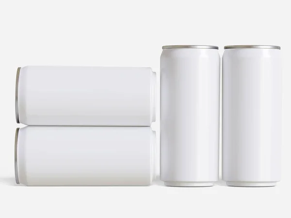 Verpakking Voor Frisdranken Die Zijn Gemaakt Met Behulp Van Software — Stockfoto