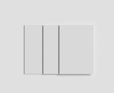 Gerçekçi dokular, şirket işleri için A5 Kağıt boyutu, maket, kapak, broşür vs.