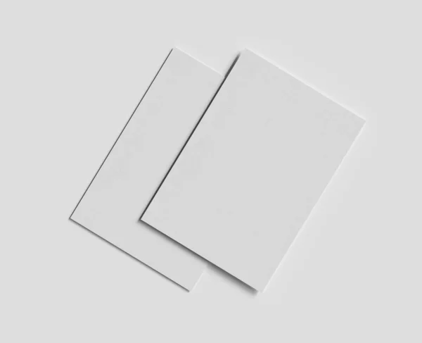 Realistické Textury Velikost Papíru Pro Firemní Podnikání Makupy Obaly Brožury — Stock fotografie