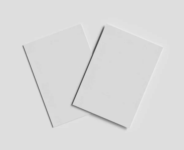 Texture Realistiche Formato Carta Attività Aziendali Mockup Copertina Brochure Così — Foto Stock