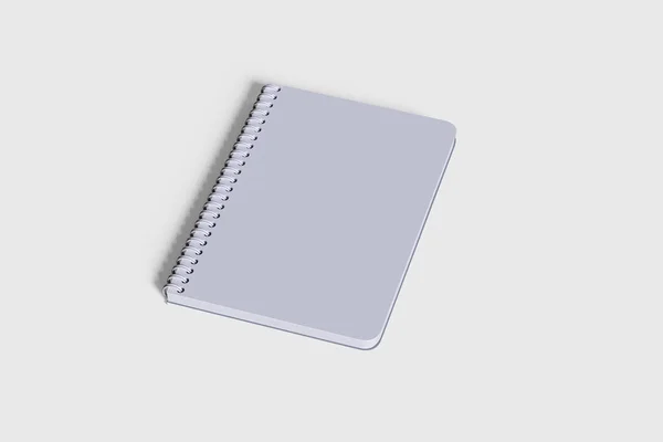 Livro Capa Conjunto Cores Brancas Renderizadas Com Software — Fotografia de Stock