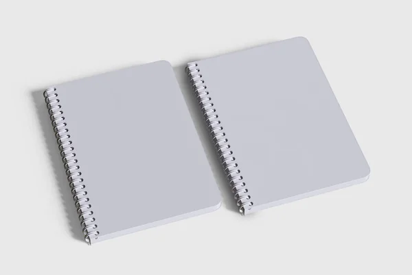 Cover Buch Weißes Farbset Gerendert Mit Software — Stockfoto