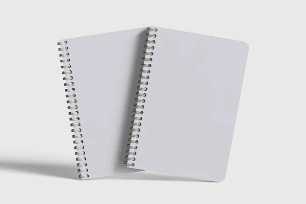 Kapak Kitabı Beyaz Renk Seti Yazılım Ile Oluşturuldu — Stok fotoğraf