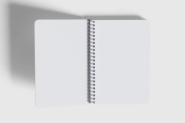 Libro Portada Juego Color Blanco Renderizado Con Software —  Fotos de Stock