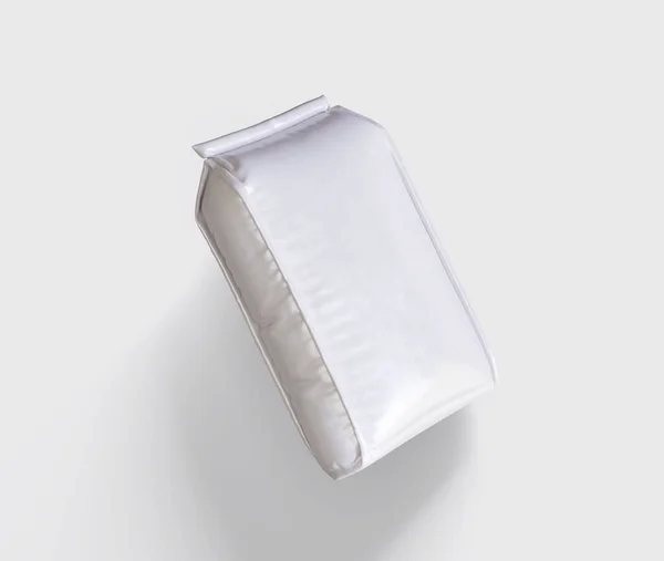 Мішок Упаковки Білого Кольору Ремісничого Паперу Або Мультиплікаційної Реалістичної Текстури — стокове фото