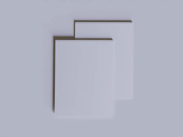 Lanscape Magazine Colore Bianco Texture Realistica — Foto Stock