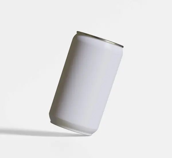 ソーダは3Dソフトウェアのイラストをレンダリングする白い色か固体色および現実的な質できます — ストック写真