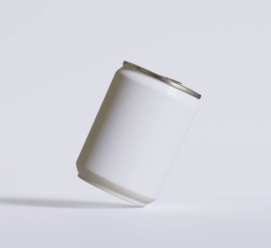 Küçük boy ya da beyaz renk ve desen gerçekçi 3 boyutlu mini boy soda kutusu