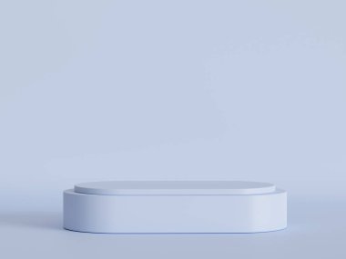 Podyum ürün sahne sunumu gerçekçi canlandırma illüstrasyonu