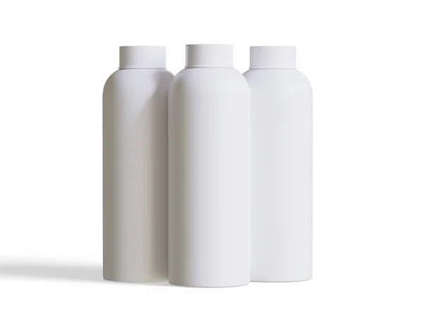 Bottle Thumbler Realistic Render Illustration Mockup Logo Presentation Realistic Texture — Stock Photo, Image