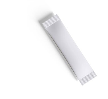 Kağıt kese. Tuz, şeker ve baharatlar için tek kullanımlık paketler. Gümüş folyo torbası. Çubuk şeker