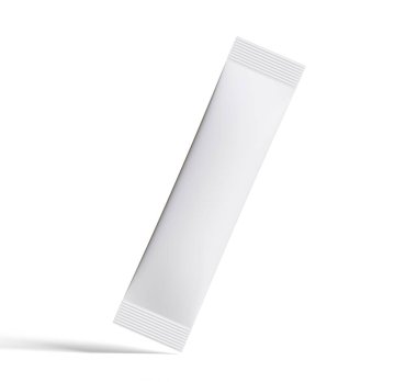 Kağıt kese. Tuz, şeker ve baharatlar için tek kullanımlık paketler. Gümüş folyo torbası. Çubuk şeker